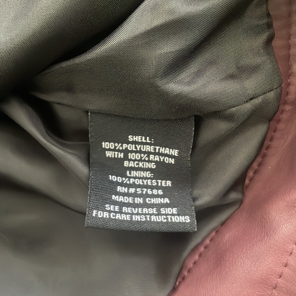 Leather Look Jacket - Picture 4 of 5